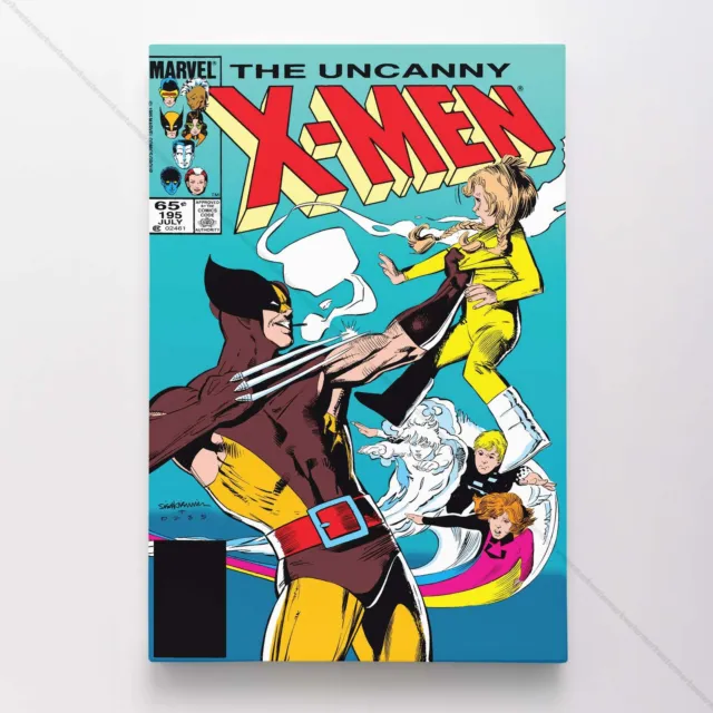 Uncanny X-Men Poster Canvas Vol 1 #195 Xmen Marvel Comic Book Art Print