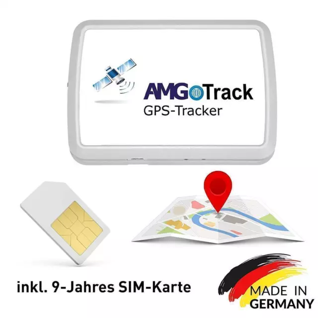 5 x GPS Langzeit Tracker mit 9 Jahres SIM-Karte, kein Vertrag, keine Folgekosten