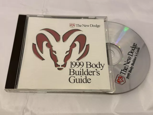 The New Dodge 1999 Body Builders Guide OEM CD CD-ROM