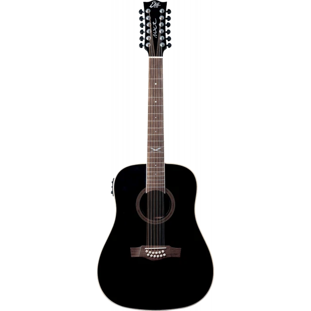 Eko NXT-D100CWE-BLK12 - Guitare acoustique Dreadnought 12 cordes électro See Th