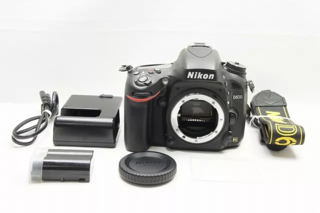 "EXCELLENT" Nikon D600 24.3 MP Digital SLR Camera Black Body Only #230923aj