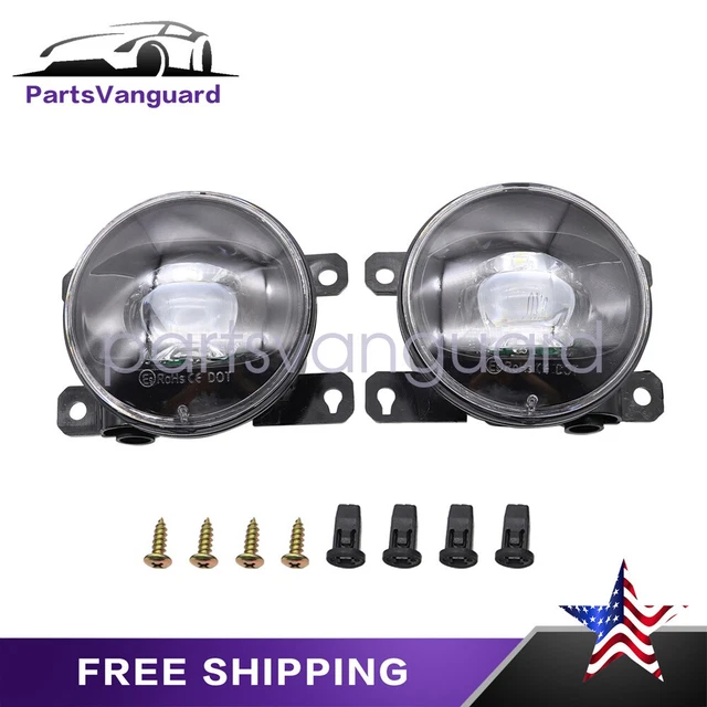 2PC LED Fog Lights for Subaru Forester XV Crosstrek 2014-2020 Front Bumper Lamp