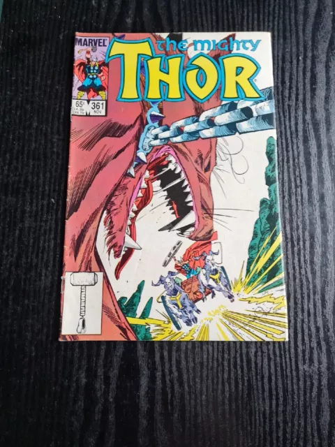Marvel Comics Journey into Mystery The Mighty Thor - Nummer 361 - NOV 1985
