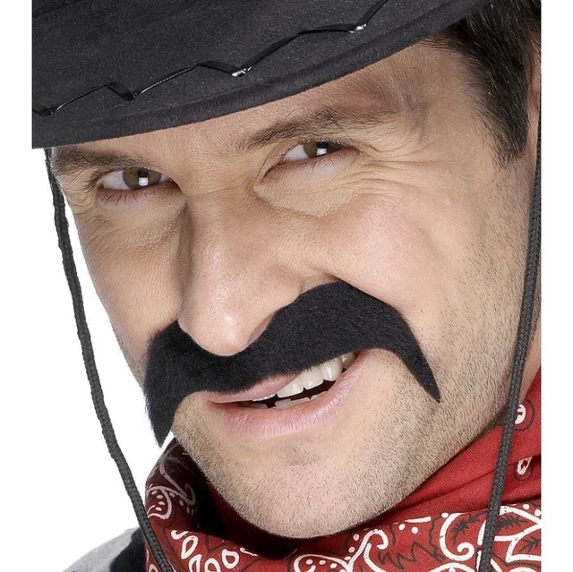 DÉGUISEMENT MEXICAIN GRAND N Touffu Tash Bandit Gringo Moustache Tache - Foto 8