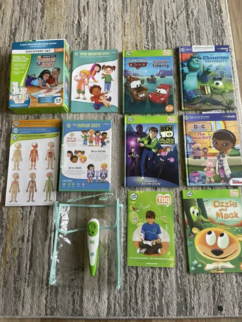 Leapfrog Tag Pen, 5 Books And Interactive Human Body Discovery Set