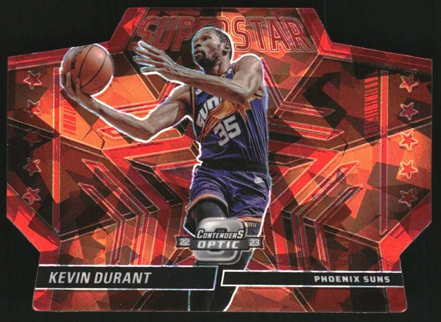 2022-23 Panini Contenders Optic Superstars Red Cracked Ice #8 Kevin Durant