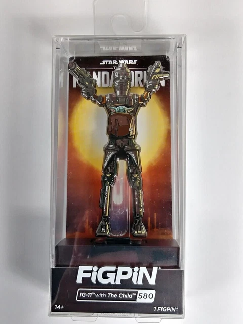 FiGPiN Star Wars The Mandalorian #580 IG-11 with The Child FIGPIN NEW