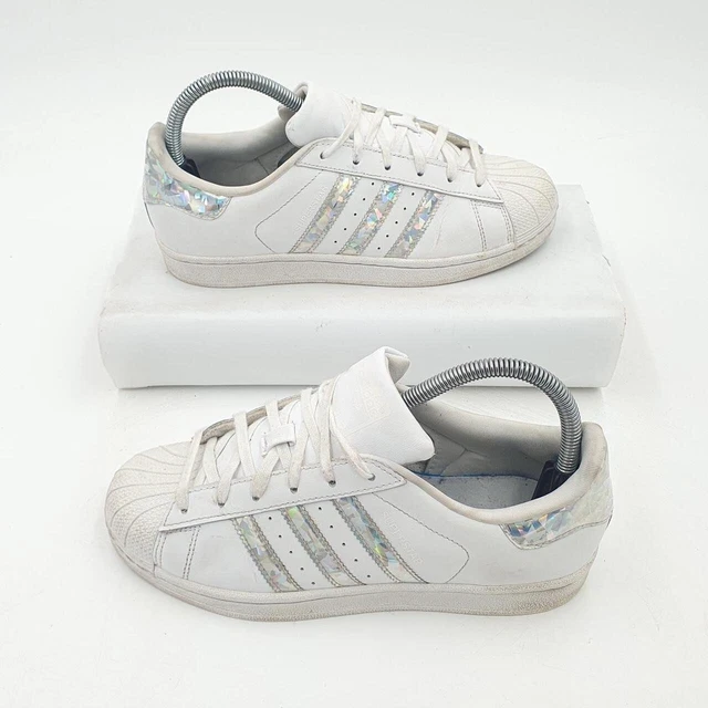 ADIDAS SUPERSTAR TRAINER Low White Womens UK5 Indonesia 2018