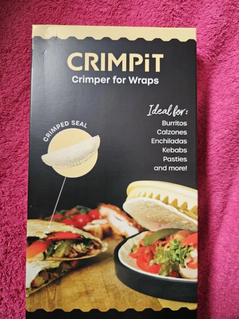 CRIMPiT Wrap - TWIN PACK - A Crimper for Wraps - Create Burritos, Calzones,  Enchiladas, Kebabs, Pasties & More 