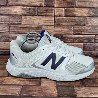 NEW BALANCE MENS White Walking Shoes 575 Sneakers Size 11 Width 4E MW575WT $39.95 - PicClick