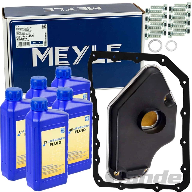 KIT FILTRI IDRAULICI MEYLE CAMBIO ATF + OLIO adatto per BMW E36 E46 E34 Z3 4L30E