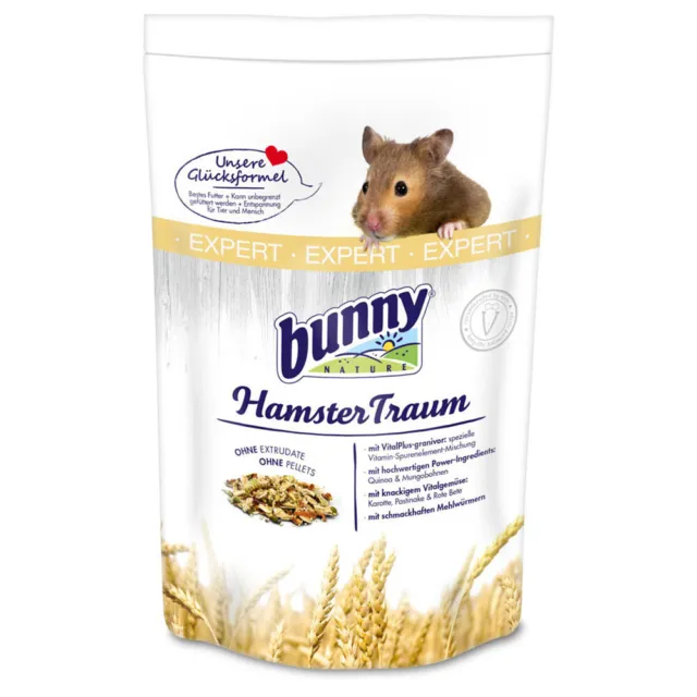 Bunny Nature Hamstertraum Expert 500 G, Nuovo