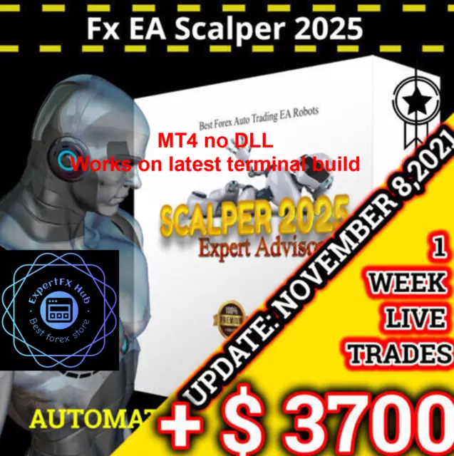 Ultra Profitable FX EA Scalper - MT4 Forex robot EXCELLENT RESULTS NO DLL