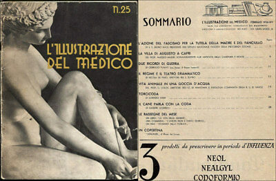 L'illustrazione Del Medico   Ediz. Maestretti - Milano-  N° 25    Febraio   1936