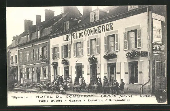CPA Dornes, Hotel du Commerce
