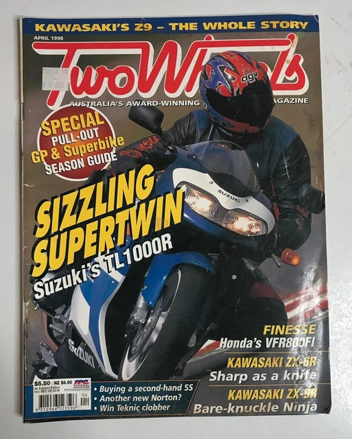 TWO WHEELS MAGAZINE 1998 Special Pull Out GP & Superbike Season Guide ...