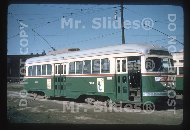 Duplicate Slide Streetcar  PTC Philadelphia PCC 2555