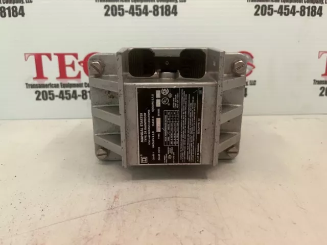 Square D 2510 MC03 Size M-1 Manual Motor Starter