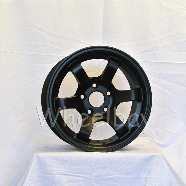 ON SALE 4 PCS ROTA WHEEL GRID CONCAVE 2) 15X7 &  2) 15x8  5X114.3 20 S BLACK