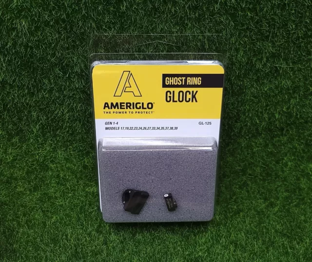 AmeriGlo Ghost Ring Night Sights Glock 17 19 22 23 24 26 27 33 34 35 37 - GL-125 AmeriGlo Ghost Ring Night Sights Glock 17 19 22 23 24 26 27 33 34 35 37 - GL-125