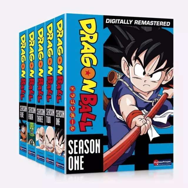 Dragon Ball The Complete Cartoon Animation Series Seasons 1-5 Dvd 25-Disc Set