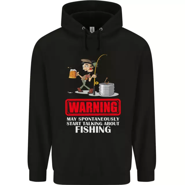 Start Talking About Pesca Divertente Pescatore Uomo Felpa