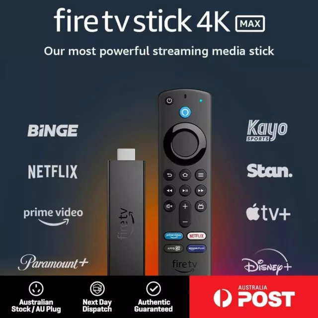 Fire TV Stick 4K MAX 2021 Streaming device WiFi-6 Alexa Voice Remote  New