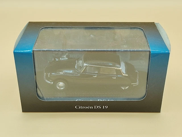 1/43 Citroën DS 19 Noir De Gaulle Attentat du Petit Clamart 1962 IXO Atlas