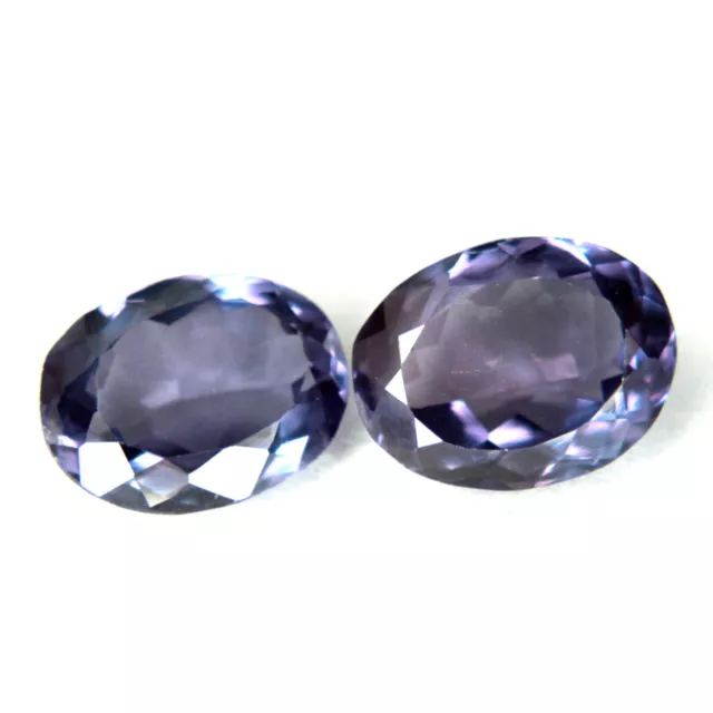 Color Change Natural Alexandrite Loose Gemstone Pair Oval Cut Certified 13.10 Ct