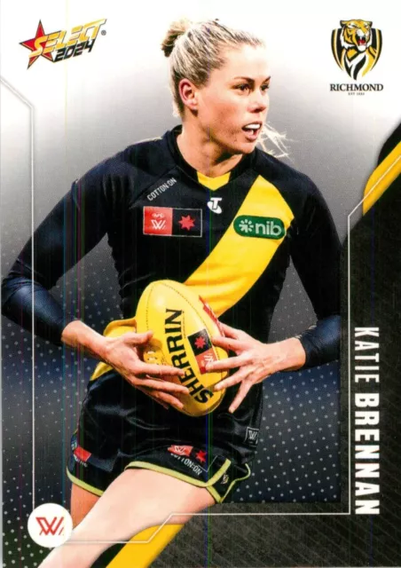 Carte AFLW Select Footy Stars des Tigres de Richmond 2024 – Katie Brennan