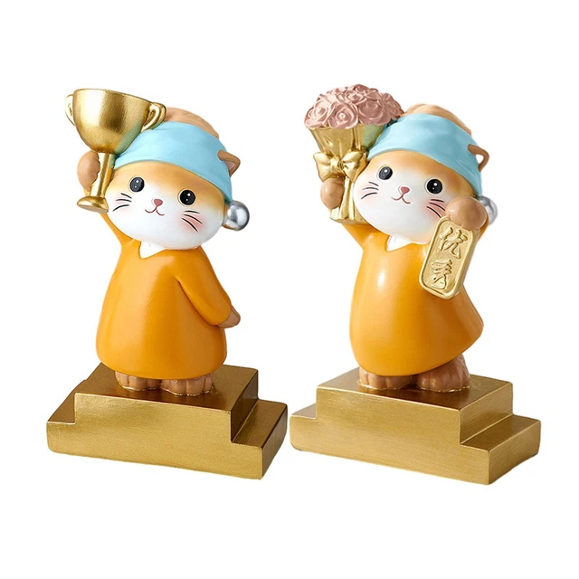 FIGURINE ARTISANALE EN résine, cheminée de table, étagère à