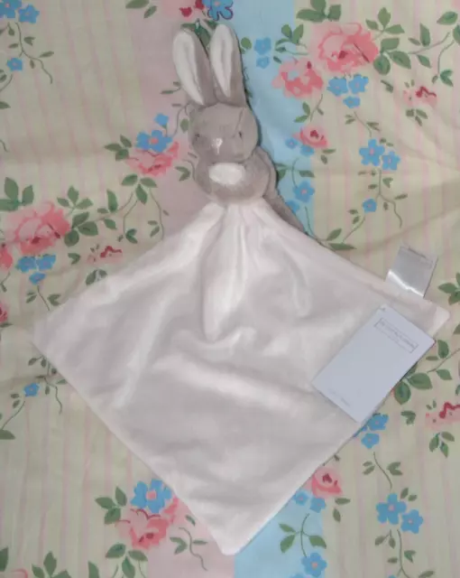 BNWT The Little White Company Bonnie Bunny Rabbit Comforter Soother Pink Plush