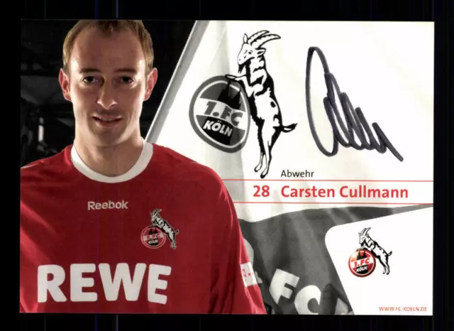 Carsten Cullmann Autogrammkarte 1 FC Köln 2008-09 Original Signiert   + A 63611