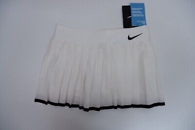 Nike Girls BRAND NEW Pleated Tennis Mini Skirt Skort Size M Medium White