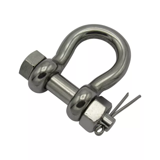 Safety Shackle Pin Spring Clips Heavy Duty Steel 2.75 To 8.25 Inch