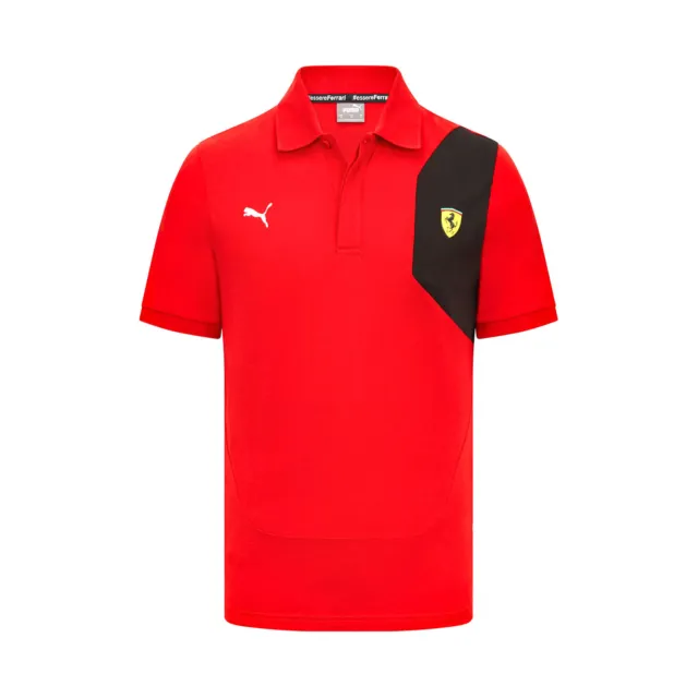 Ferrari F1 2024 Herren Polohemd Logo Rot XL