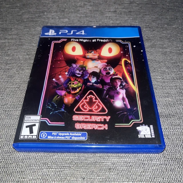 NO GAME FIVE Nights at Freddy's Security Breach PS4 PlayStation