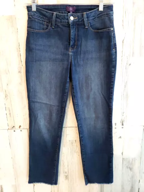 Womens Not Your Daughters Jeans Size 4 Boyfriend Lift & Tuck Technology Raw Hem