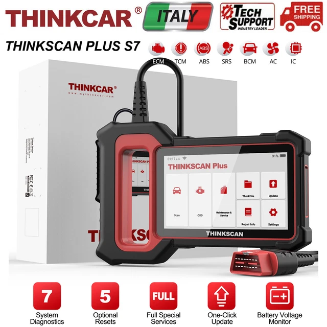 THINKSCAN Plus S7 Auto Scanner Strumento diagnosi obd2 Lettore di codici TPMS