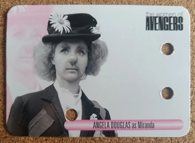 Women of the Avengers Unsigned & Unissued Angela Douglas PROOF Autograph card