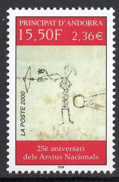 ANDORRA(FRENCH) MNH 2000 SGF577 25th Anniversary of National Archives