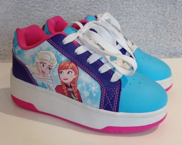 Disney FROZEN Elsa Anna Skate-Mate Pop Heelies Girls Childrens Shoes UK Size 1