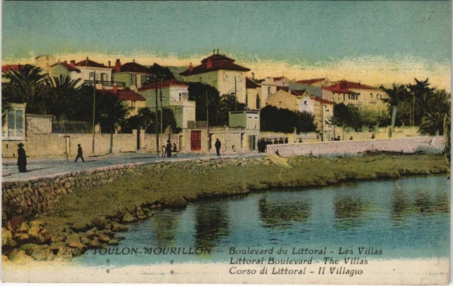 Carte Postale Ancienne - Toulon Vue Générale - Var 83 - Voyageée - Occasion