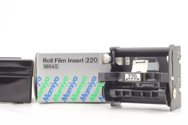 [MINT in Box] Mamiya 645 Roll Film Insert 220 For M645 From JAPAN.