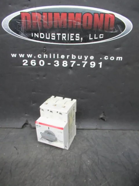 Abb Manual Motor Starter Ms-325 600 Vac 2.5-4 Amps 3 Hp 3-Pole 3-Phase
