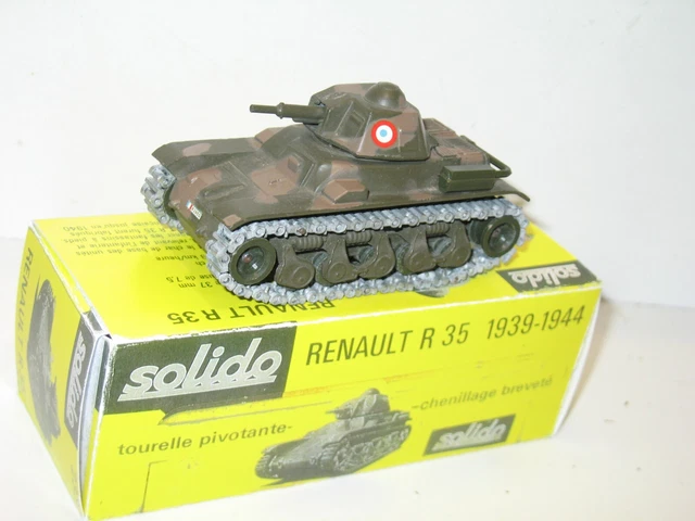Solido 1/50 Char Renault R35 – Édition Limitée Résistance 1944, Miniature De Collection