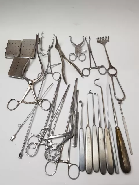 konvolut 25 teile  Aesculap inox dosch  BM BH .Eickemeyer .WDT.NichtRostend.MGF.