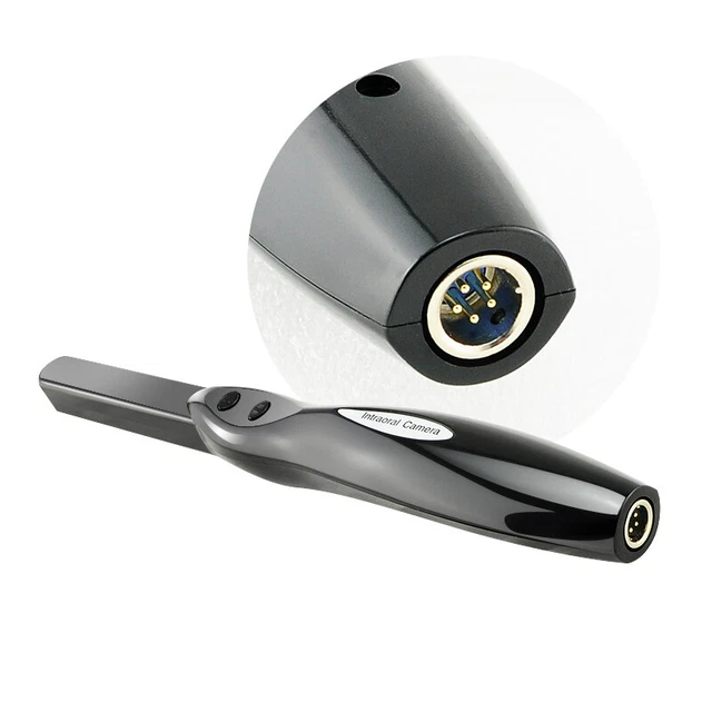 Black Dental HD USB 2.0 Intra Oral Camera 6 Mega Pixels 6-LED Clear Image-【US】