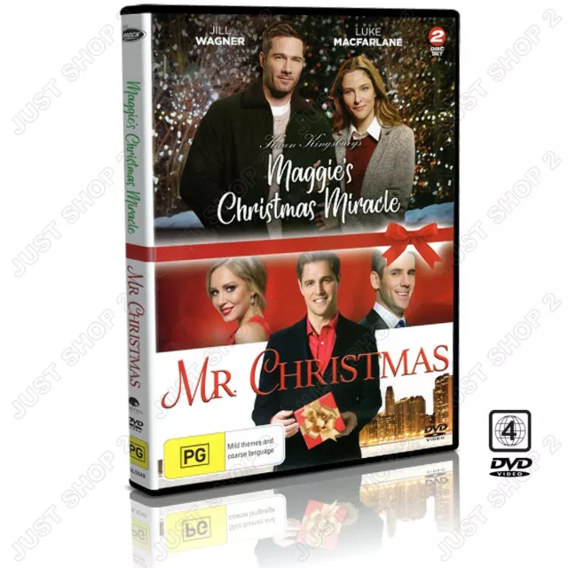 Maggie's Christmas Miracle + Mr Christmas : Family Movie : Brand New