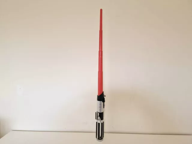 Star Wars Darth Vader Lightsaber 2015 Hasbro Flick Out Red Cosplay Prop